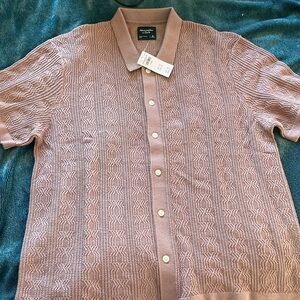 NWT Knit Men’s Buttondown Polo
